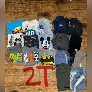 Toddler Boys' Clothing Bundle with Graphic Tees and Pants